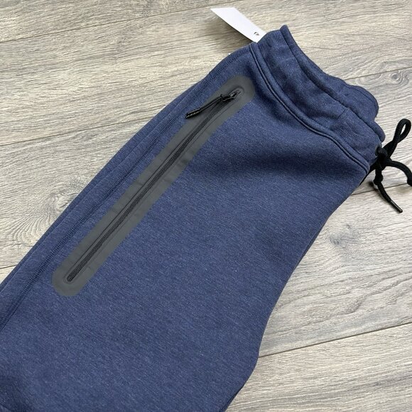 Nike Tech Fleece Slim Fit Jogger Sweatpants Size 2XL Mens Obsidian Heather Black - Picture 6 of 14
